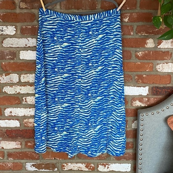 Whistles Seafoam Button Front
Skirt Blue/Multi New Size 14 - Picture 3 of 10